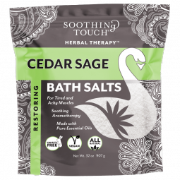 Cedar Sage Bath Salts Pouch